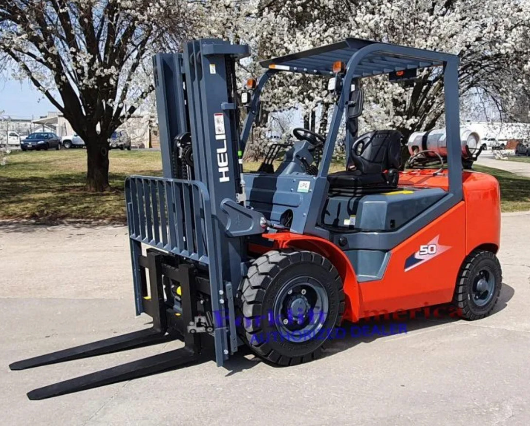 4000-7000 LBS LPG Forklift by HELI, H3 Series, Pneumatic Tire