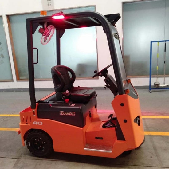 Zowell 4 Ton Electric Tow Tractor with Camera and Fan