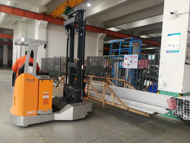 Zowell 3 ton Electric Multi-directional Forklift with 4 Forks