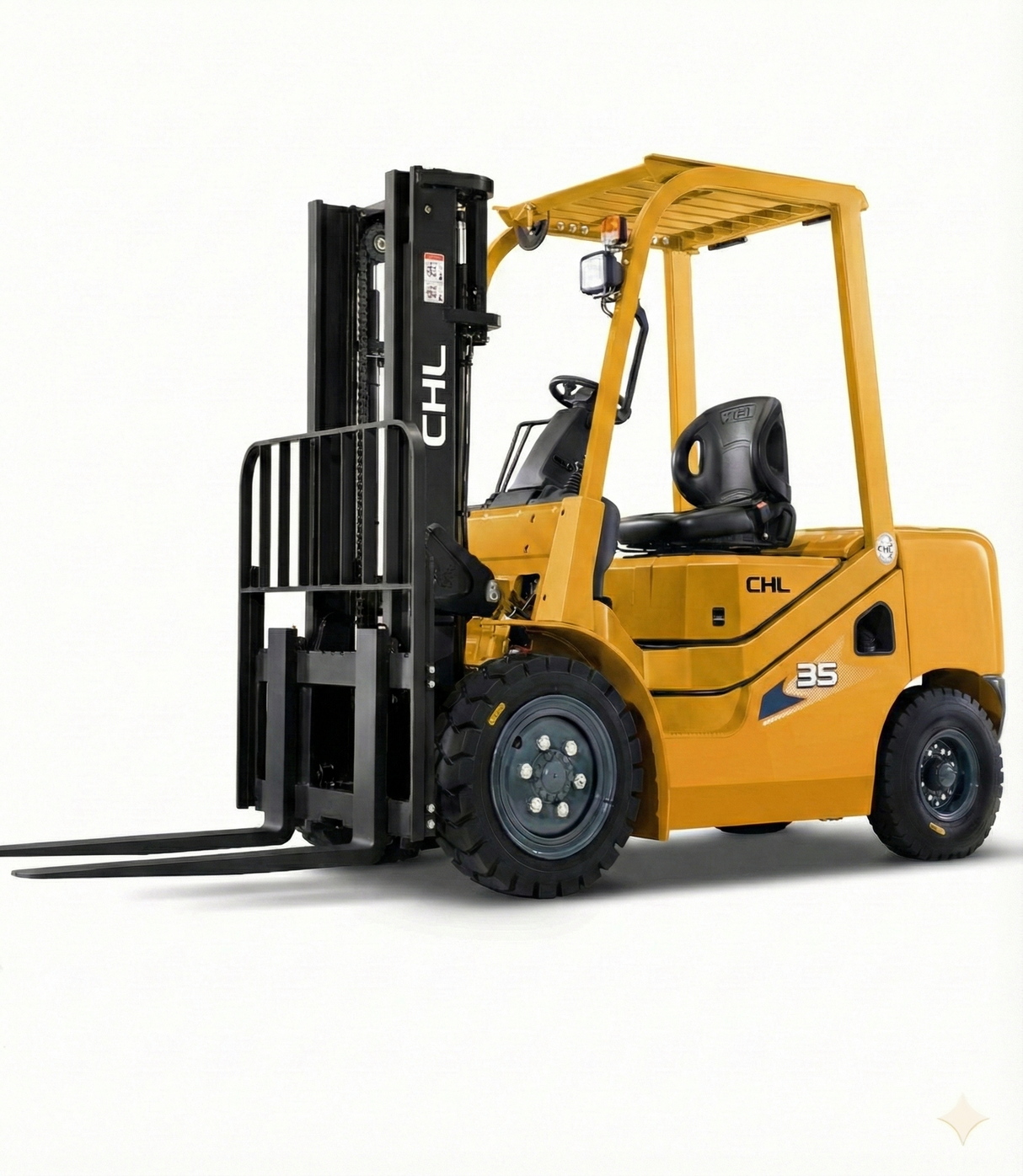3000-7000 LBS Diesel Forklift by HELI, H3 Series, Pneumatic Tire