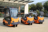 Zowell 6 Ton Electric Tow Tractor with half closed cabin