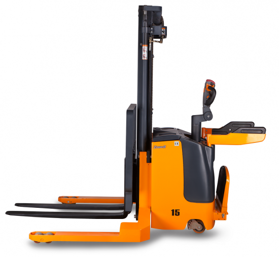 Zowell XEK 1.5 ton Standing Type Electric Straddle Stacker