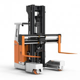 Zowell 2.5 ton Electric Multi-directional Forklift with fork Postioner attachment