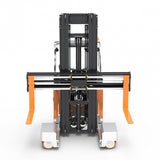 Zowell 2.5 ton Electric Multi-directional Forklift with fork Postioner attachment