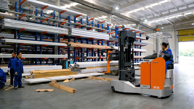Zowell Electric Multi-directional Forklift Long Load Handling