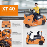 Zowell 4 Ton Electric Tow Tractor with half closed cabin