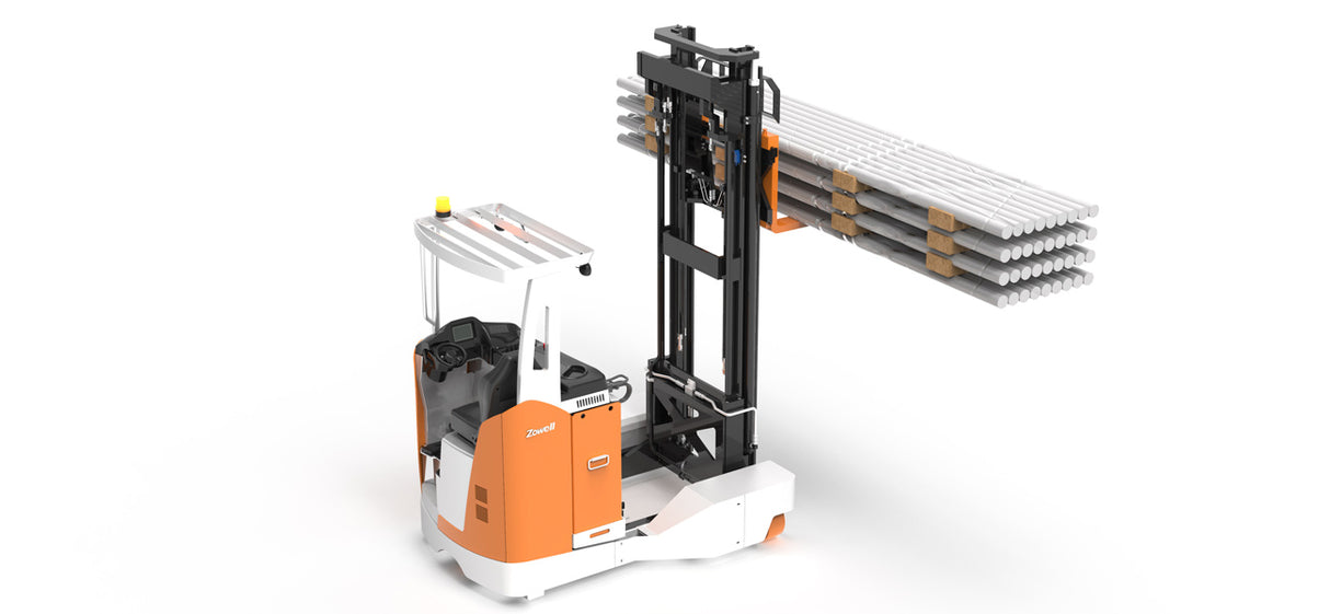 Zowell 2.5 ton Electric Multi-directional Forklift With 10.5m Lifting Height
