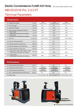 Mima MBV 20 25 30 Counterbalance Forklift 20221124