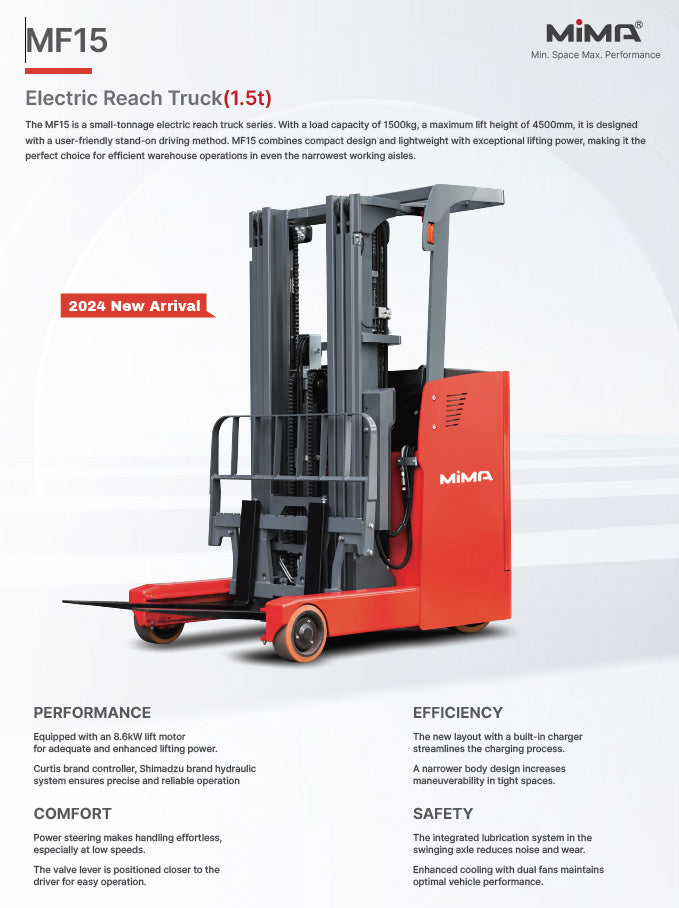 Mima Electric Reach Truck MF15 - 202408