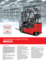 Mima MKV20-25 Counterbalance Forklift AGV Body-202507