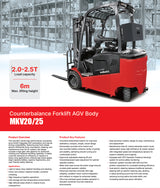 Mima MKV20-25 Counterbalance Forklift AGV Body-202507