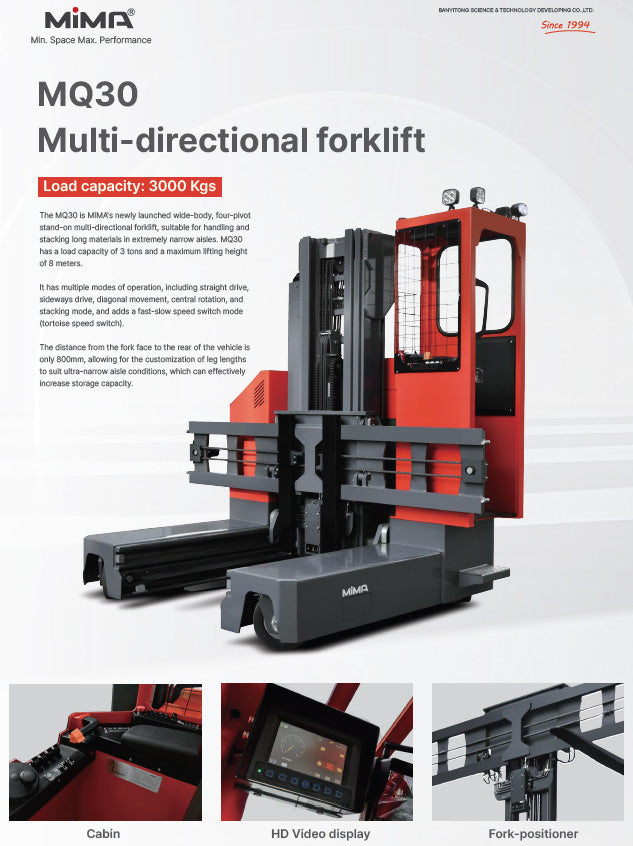 Mima MQ30 Multi-directional forklift-202402