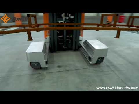 Zowell 3 ton Electric Multi-directional Forklift with 4 Forks