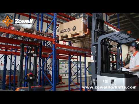 Zowell 1.5 Ton Standing Type Electric Reach Truck