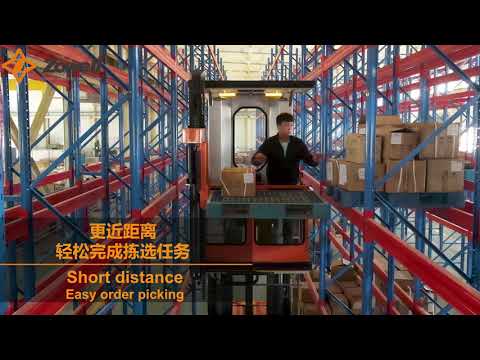 Zowell 1.6 ton Magnetic guidance Man up Electric Swing Reach Truck
