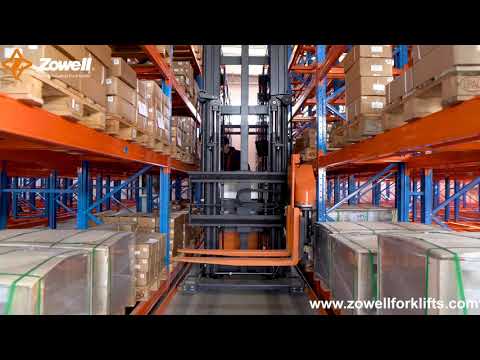Zowell Mechanical guidance Man Down Type Electric VNA Forklifts